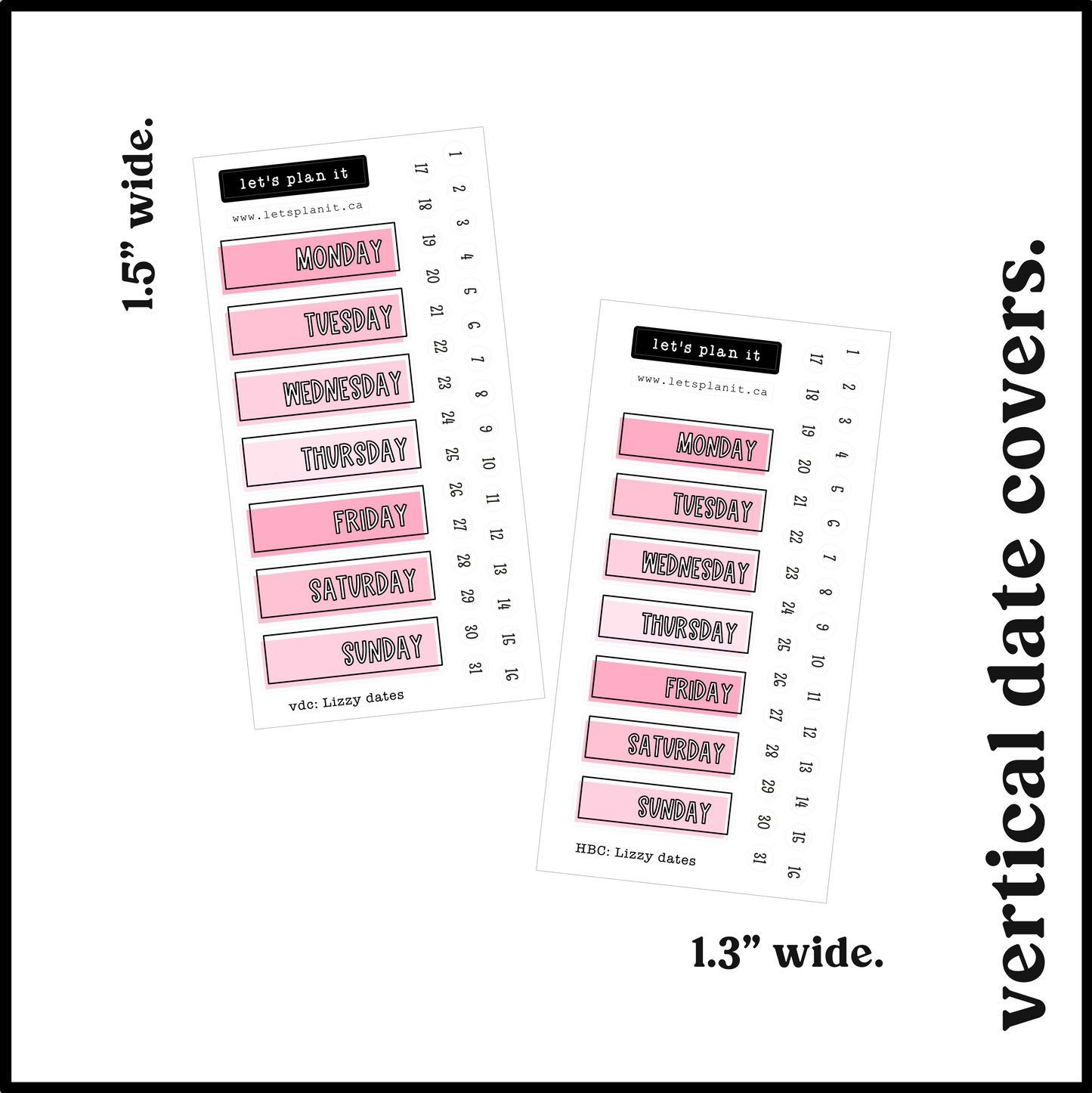 LIZZY COLLECTION | Weekly Kits