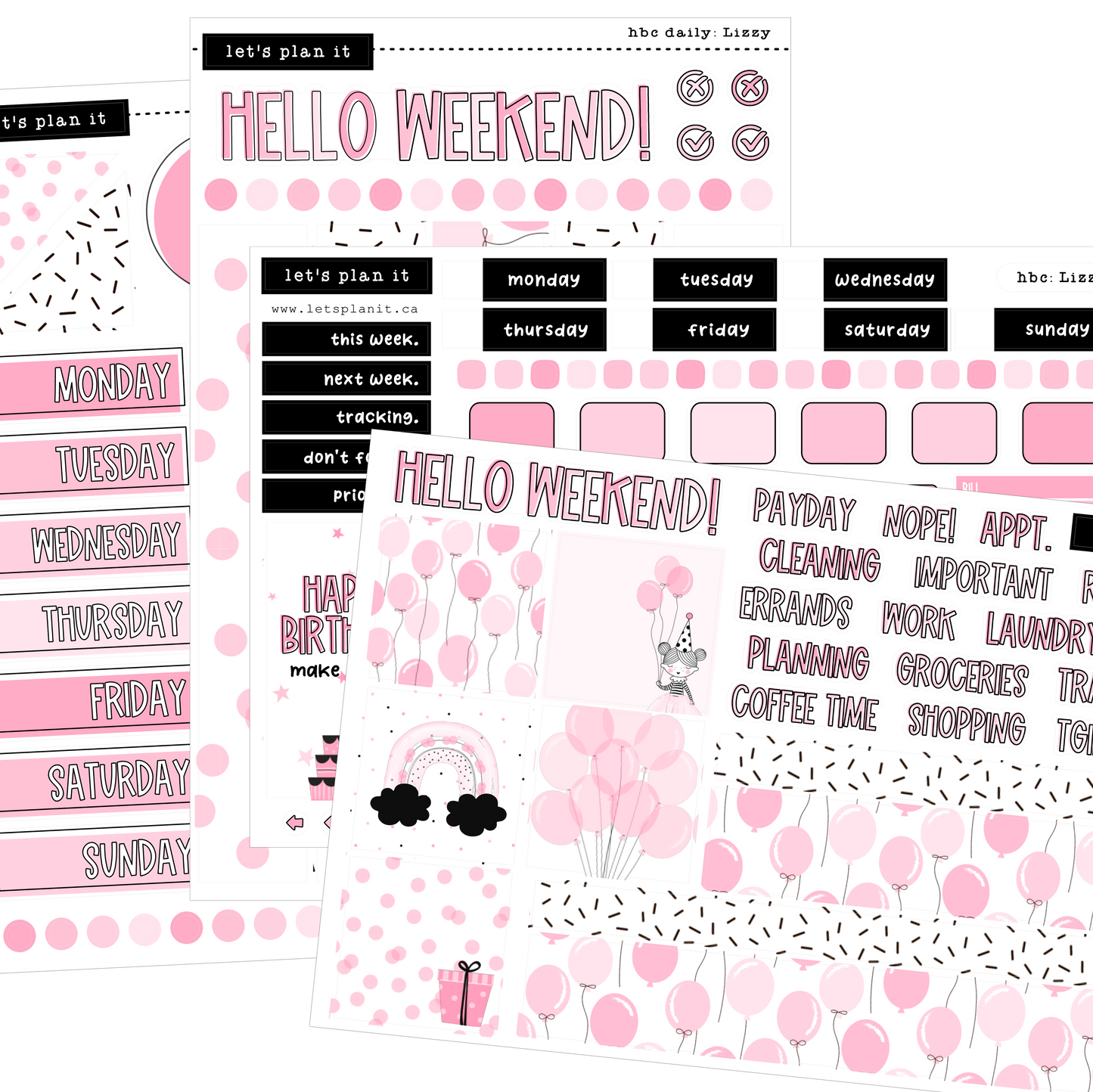 LIZZY COLLECTION | Weekly Kits