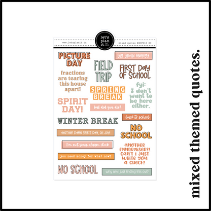 SCHOOL FUNCTIONALS | Planning Essentials