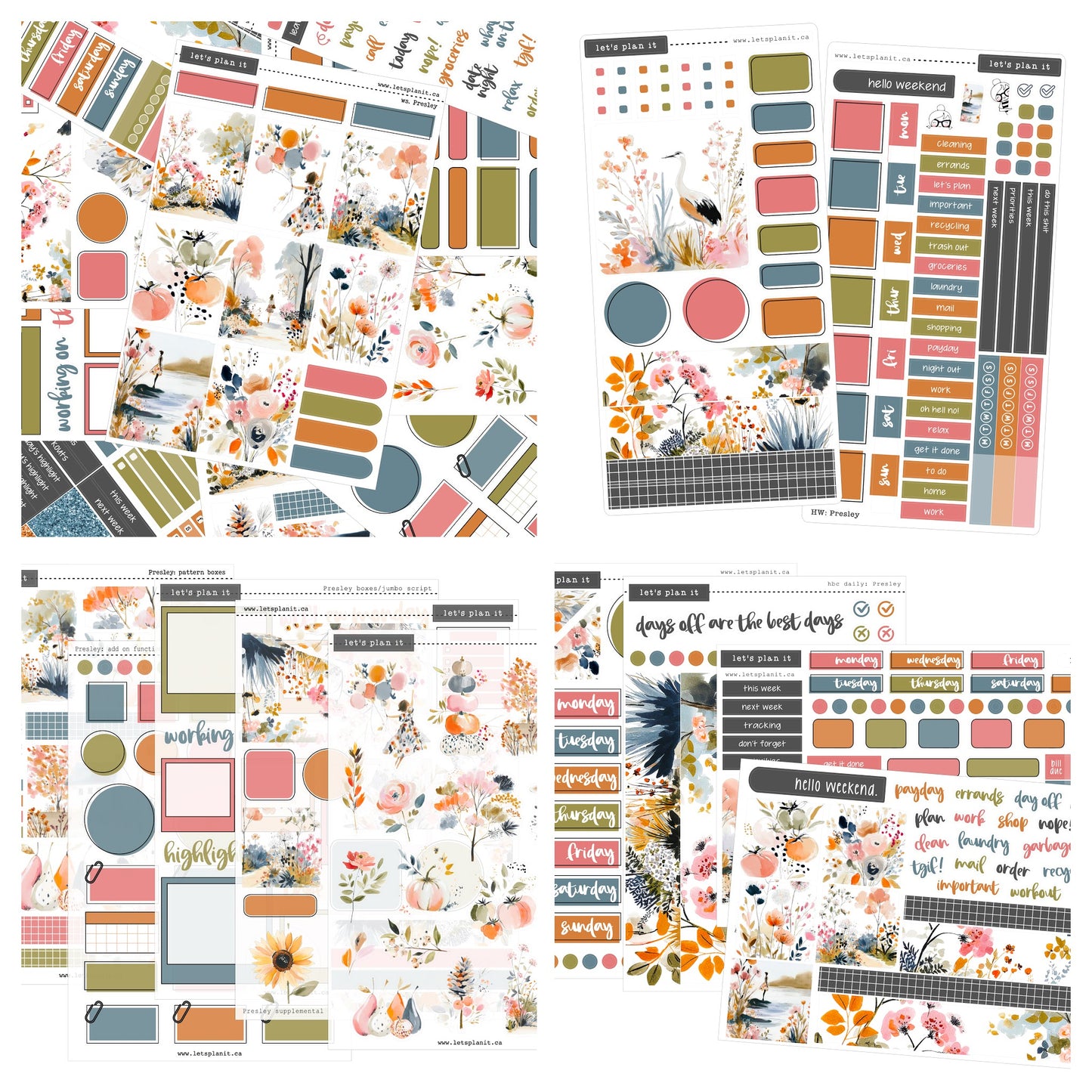 PRESLEY COLLECTION | Weekly Kits