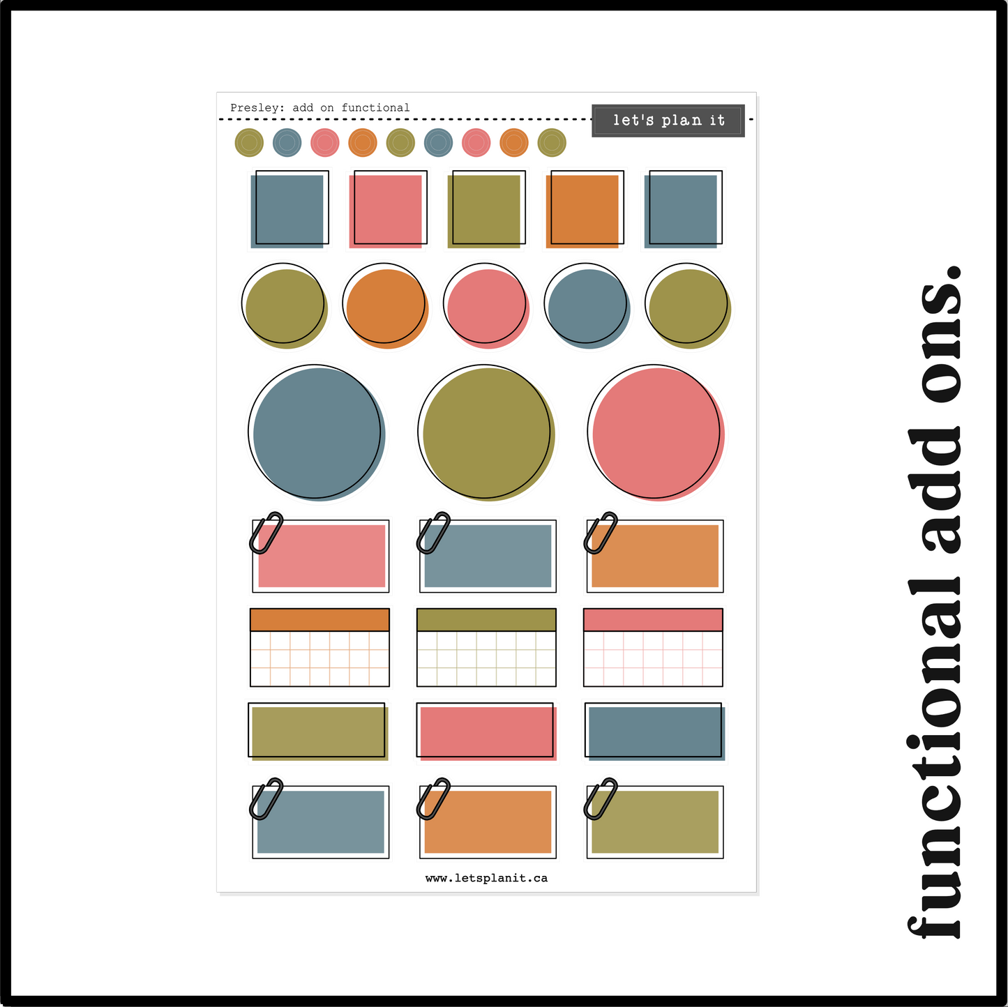 PRESLEY COLLECTION | Weekly Kits