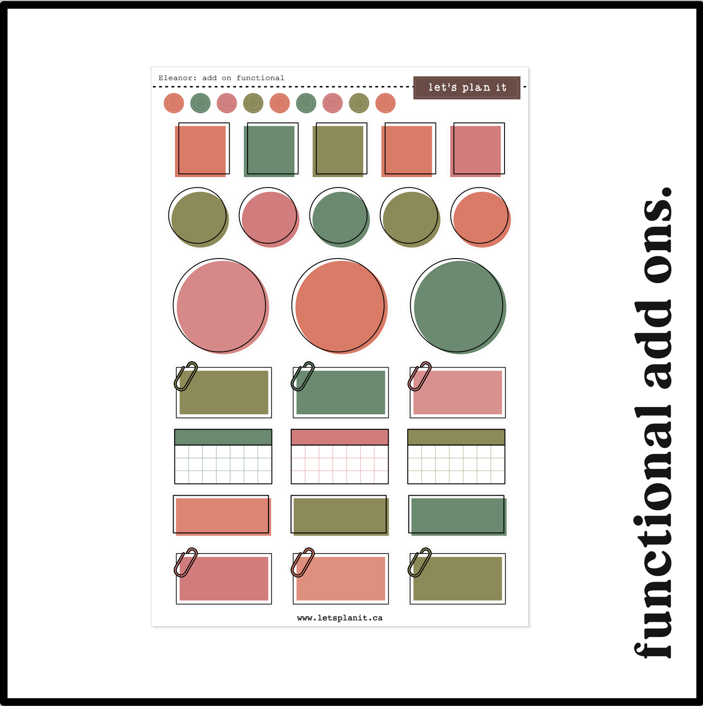 ELEANOR COLLECTION | Weekly Kits
