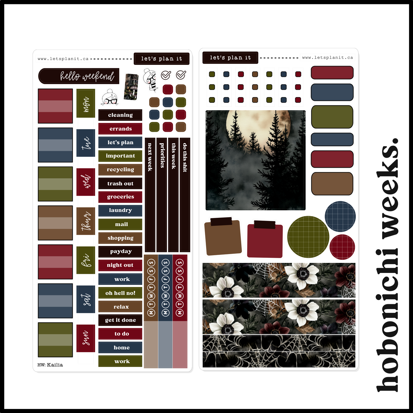 KAILIA COLLECTION | Weekly Kits