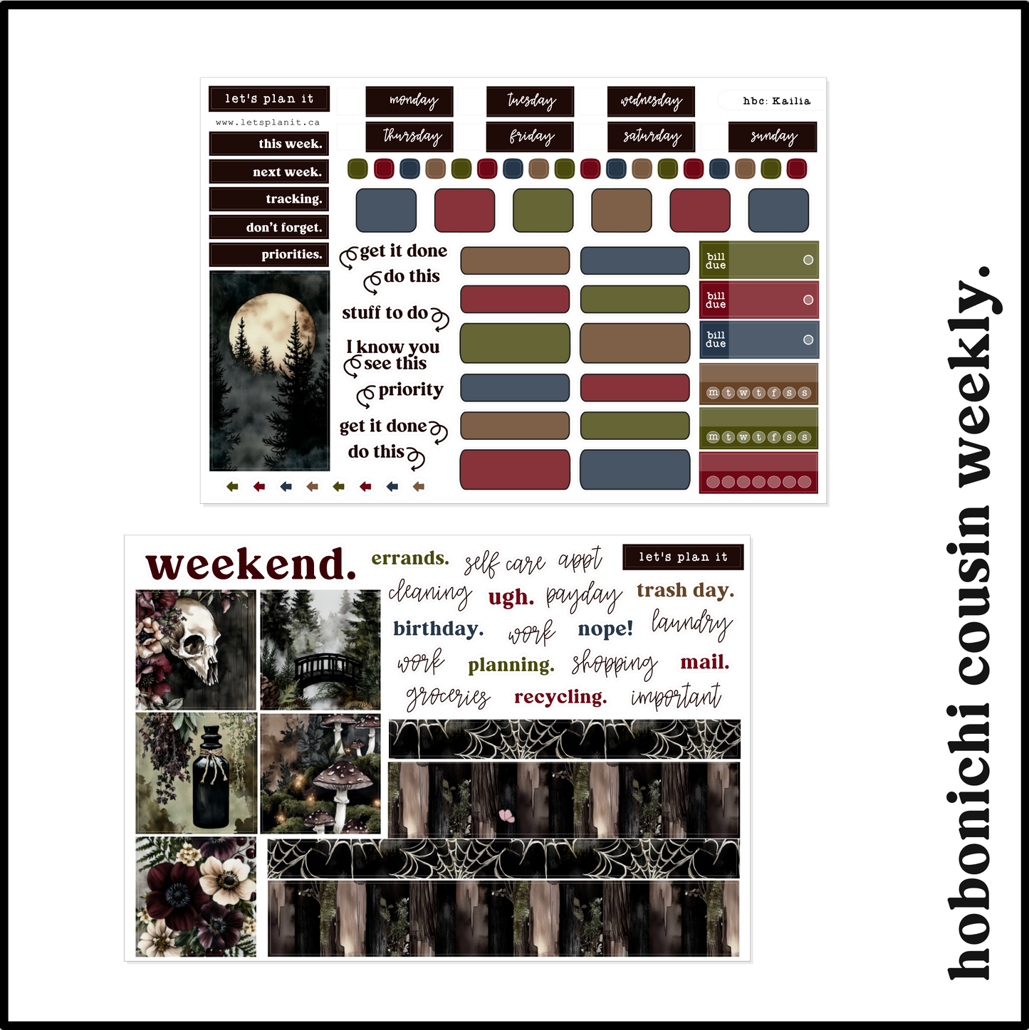 KAILIA COLLECTION | Weekly Kits