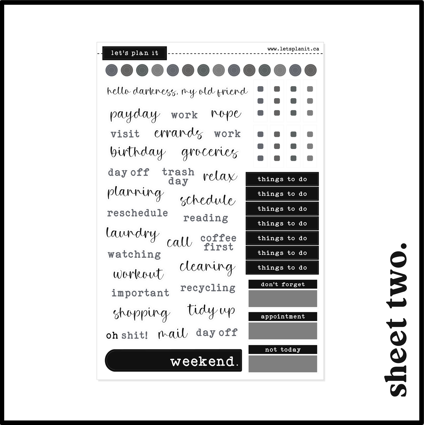 LLORONA COLLECTION | Weekly Kits