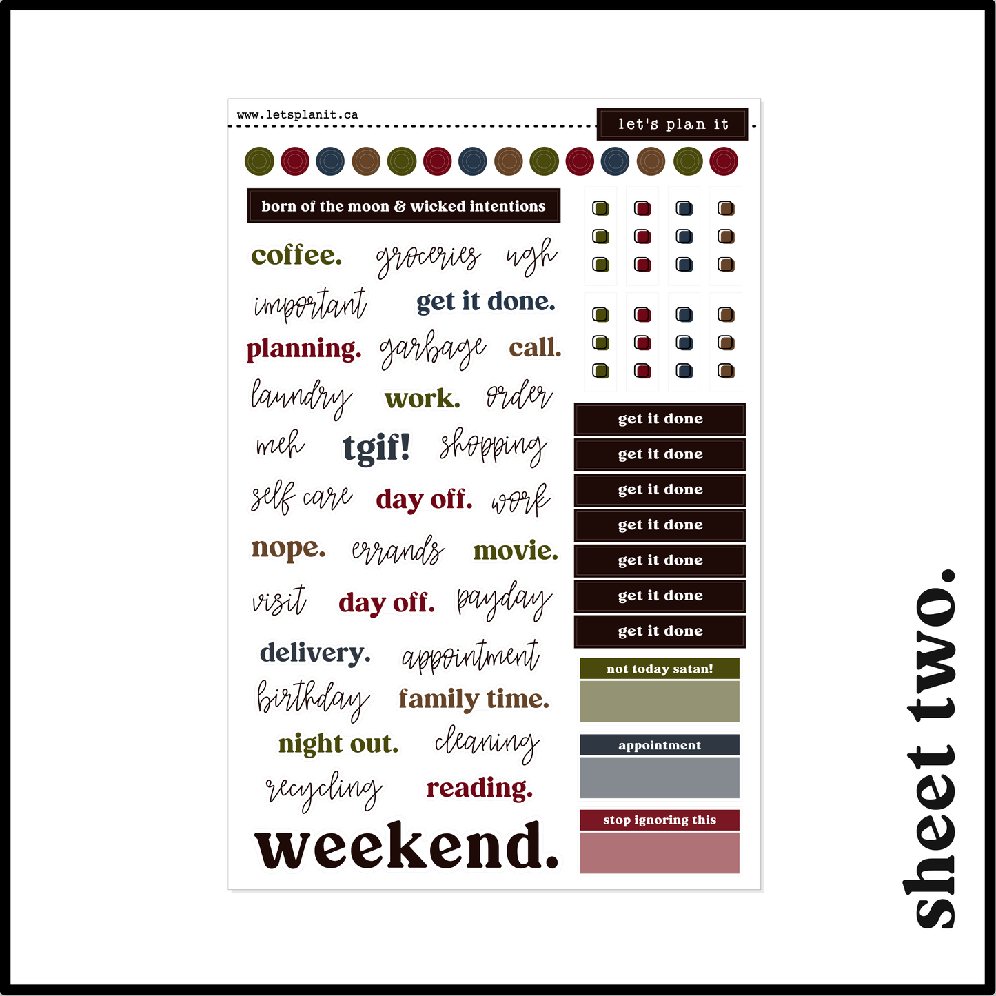 KAILIA COLLECTION | Weekly Kits