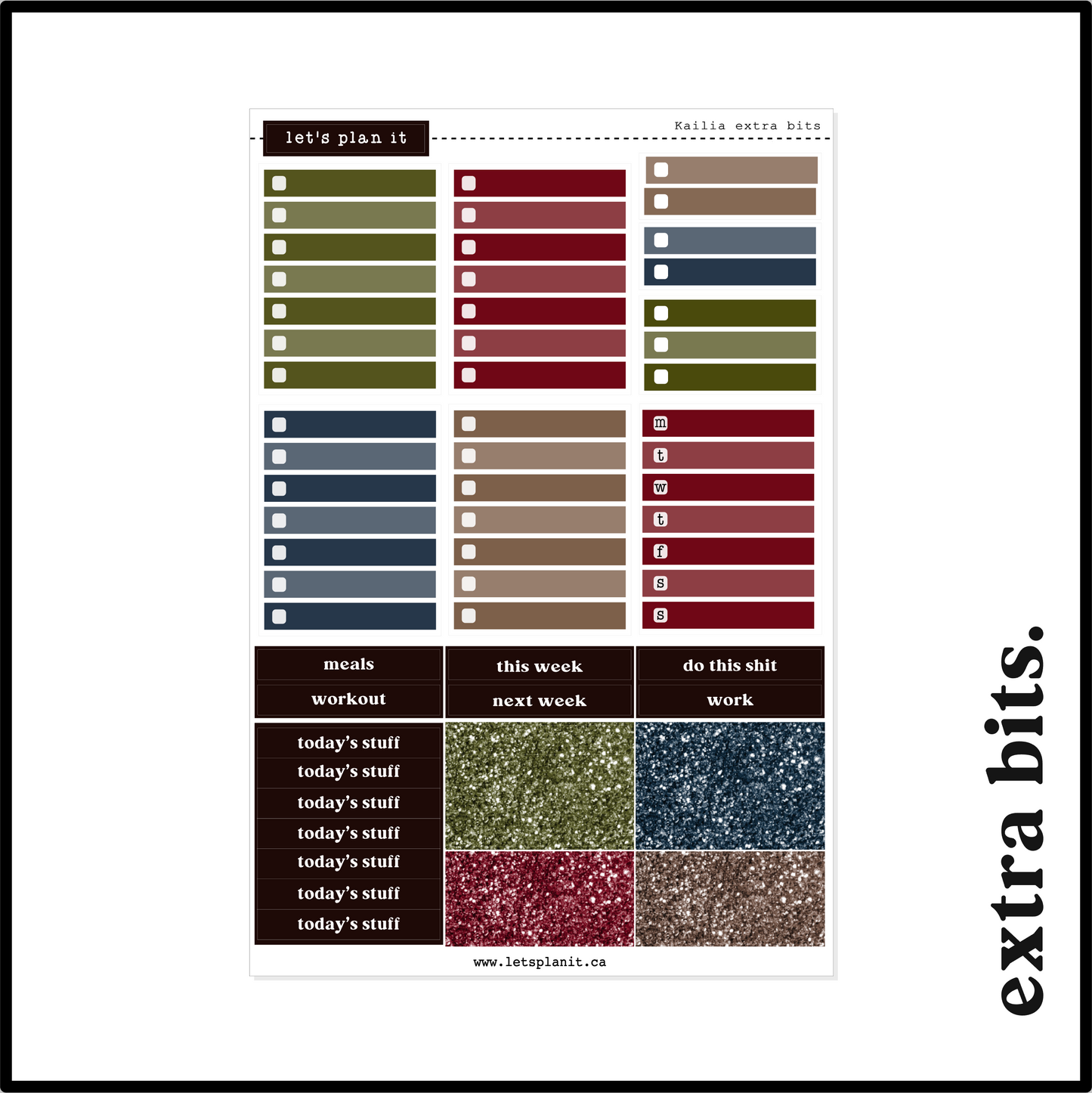 KAILIA COLLECTION | Weekly Kits