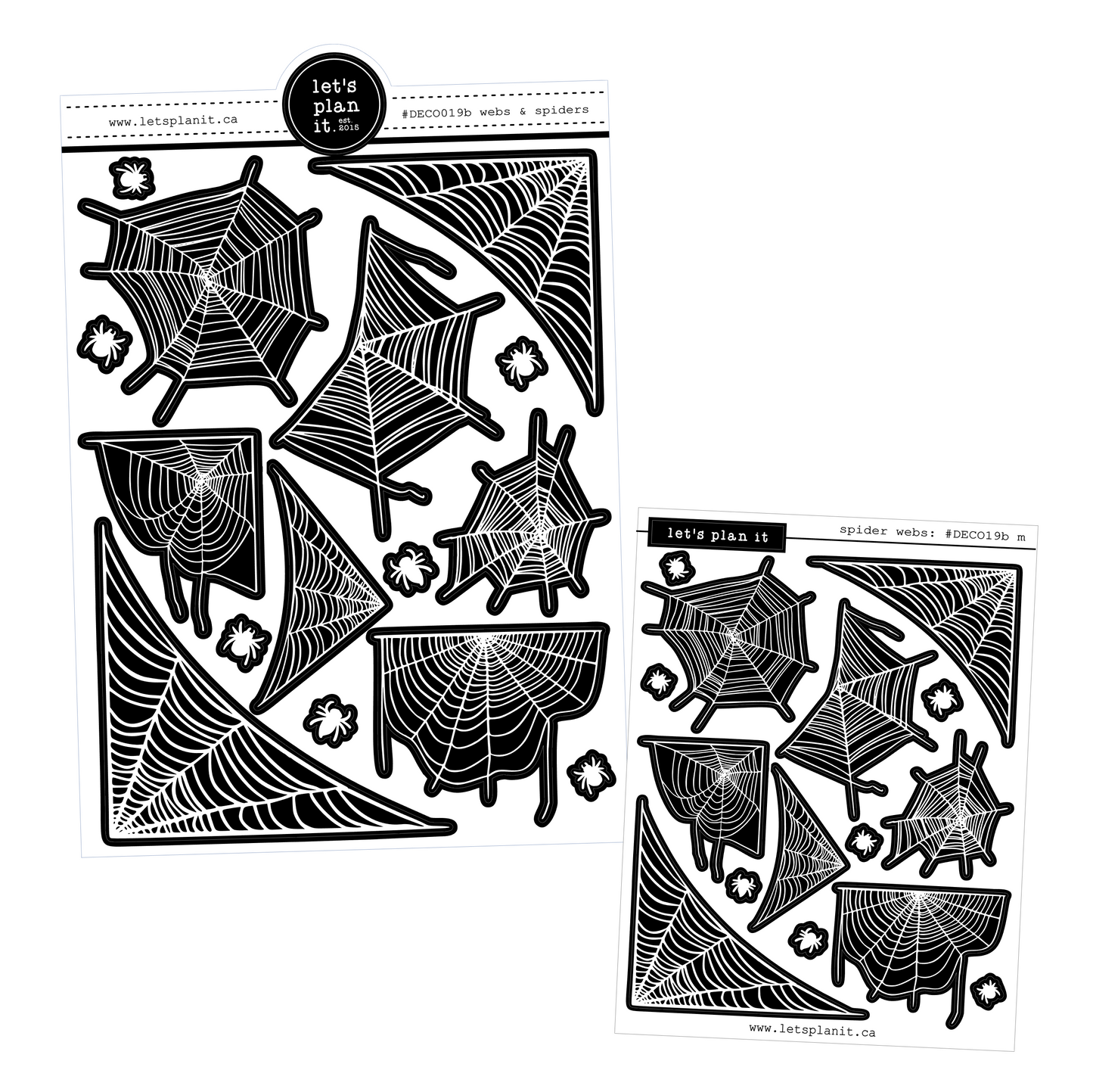 Webs/ Spiders | Blackout | Deco