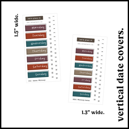 WHITNEY COLLECTION | Weekly Kits
