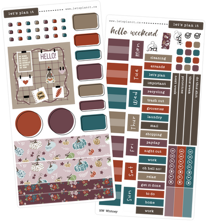 WHITNEY COLLECTION | Weekly Kits