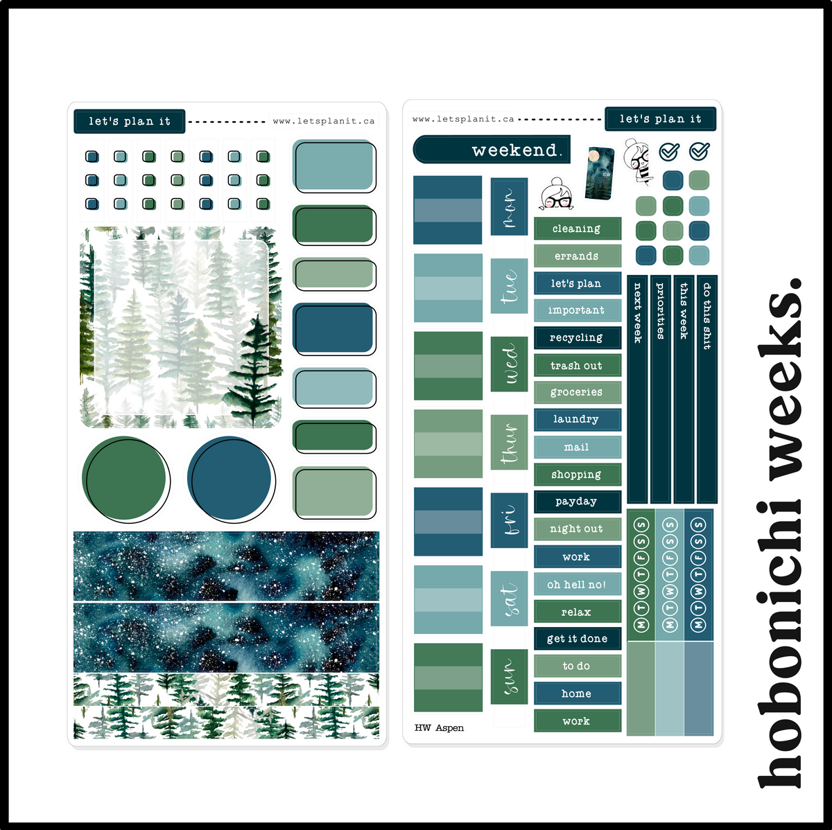 ASPEN COLLECTION | Weekly Kits