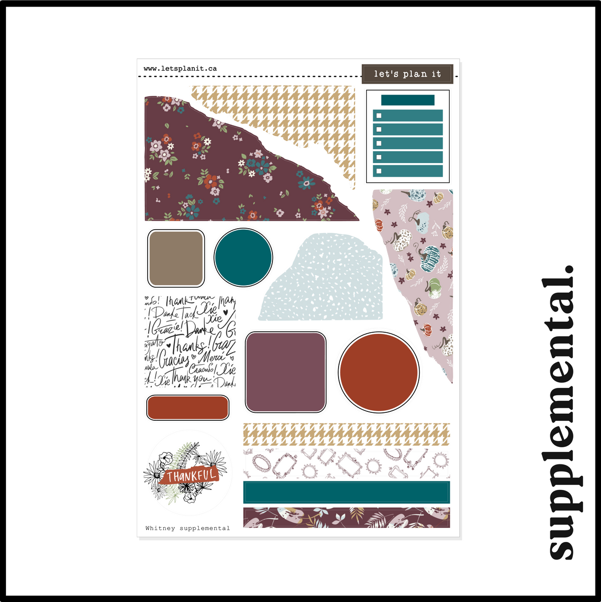 WHITNEY COLLECTION | Weekly Kits