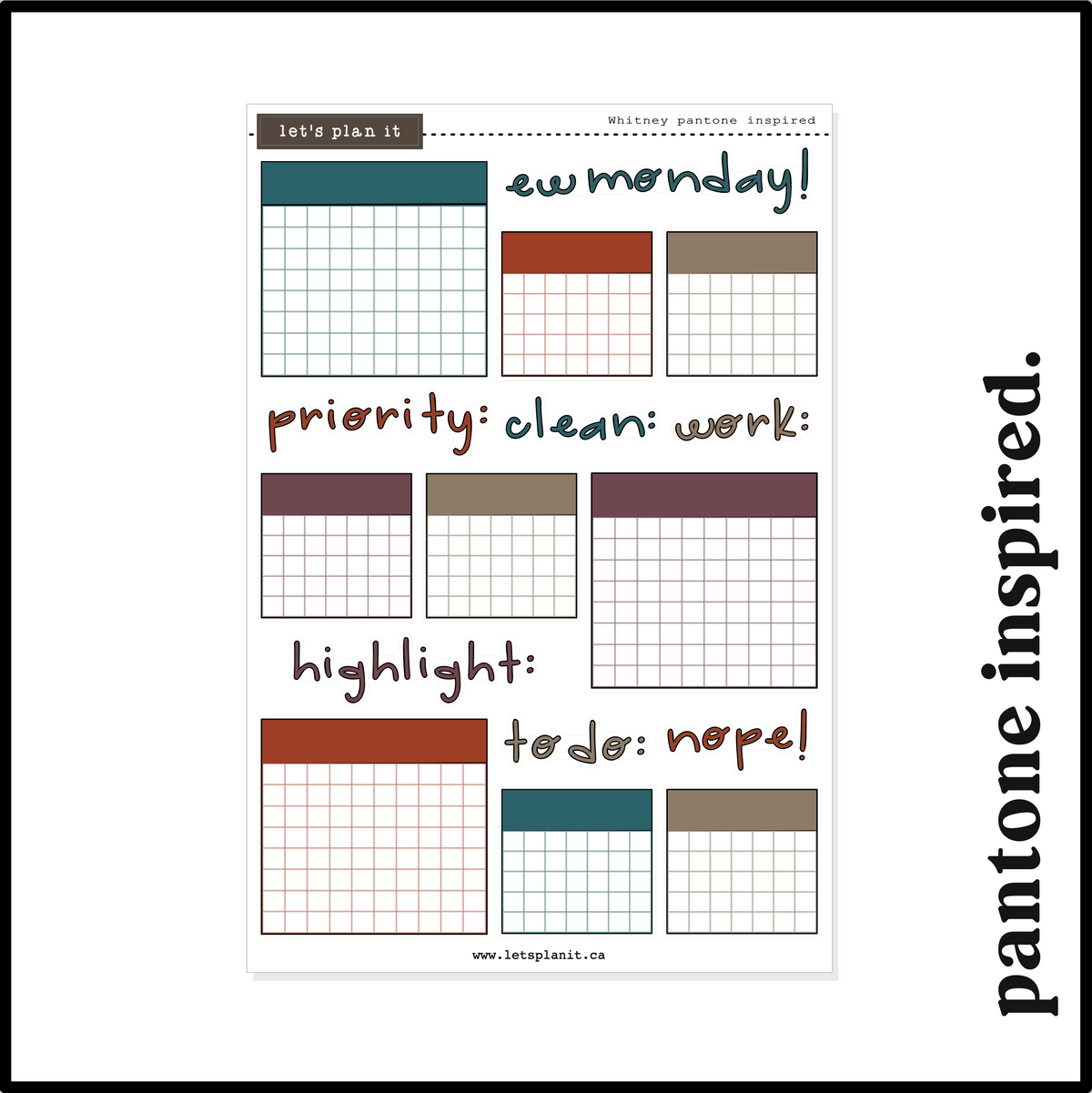 WHITNEY COLLECTION | Weekly Kits