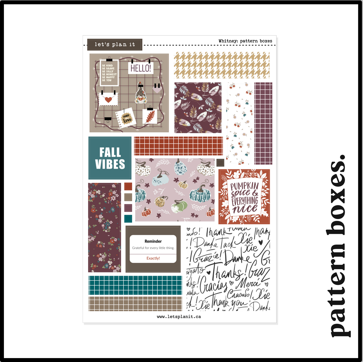 WHITNEY COLLECTION | Weekly Kits
