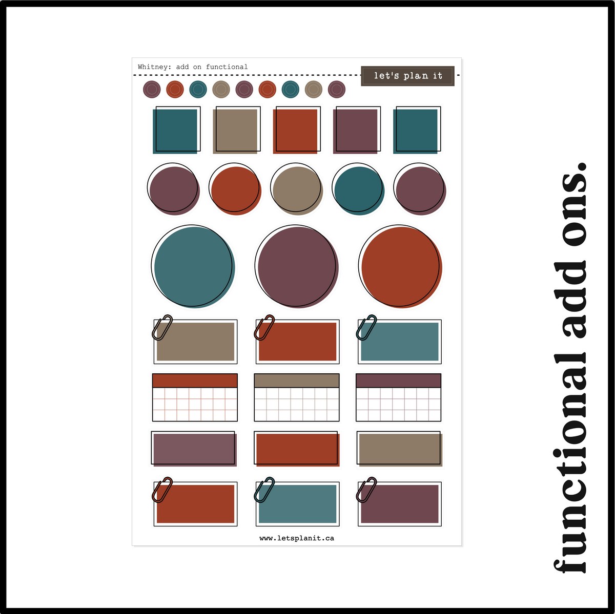 WHITNEY COLLECTION | Weekly Kits