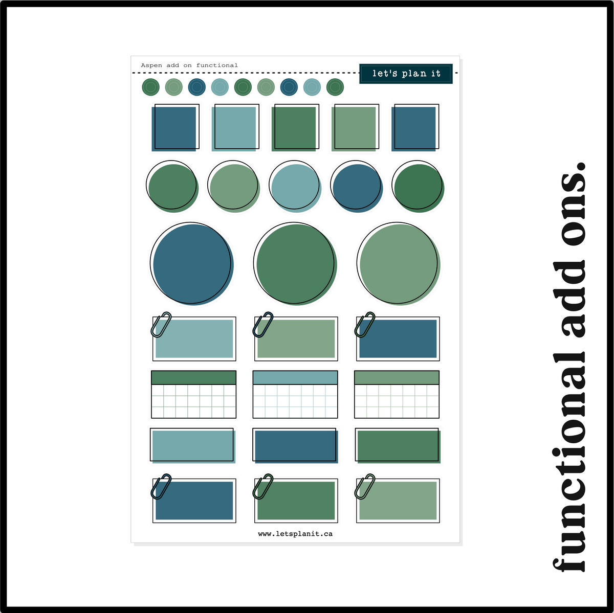 ASPEN COLLECTION | Weekly Kits