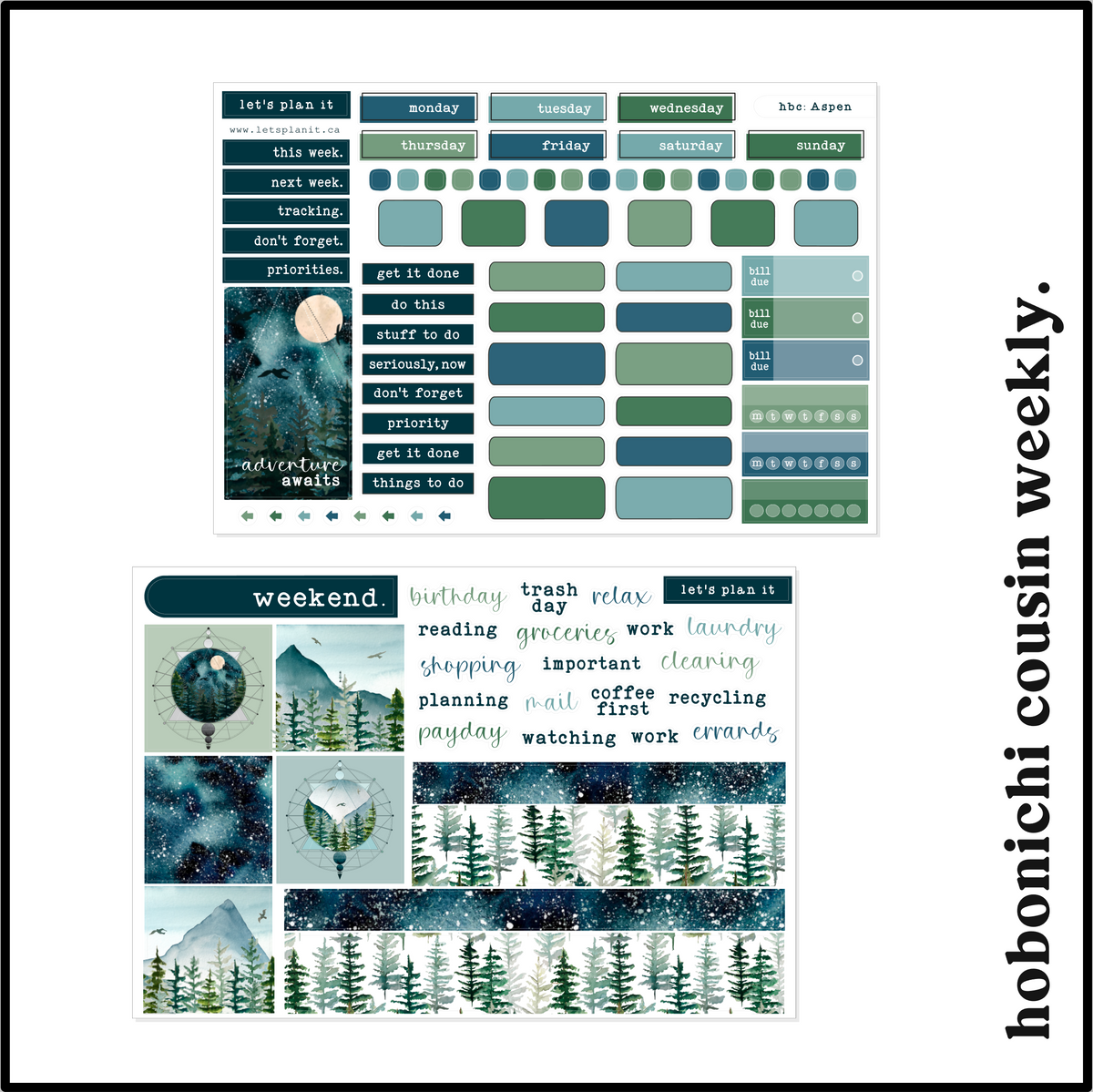 ASPEN COLLECTION | Weekly Kits