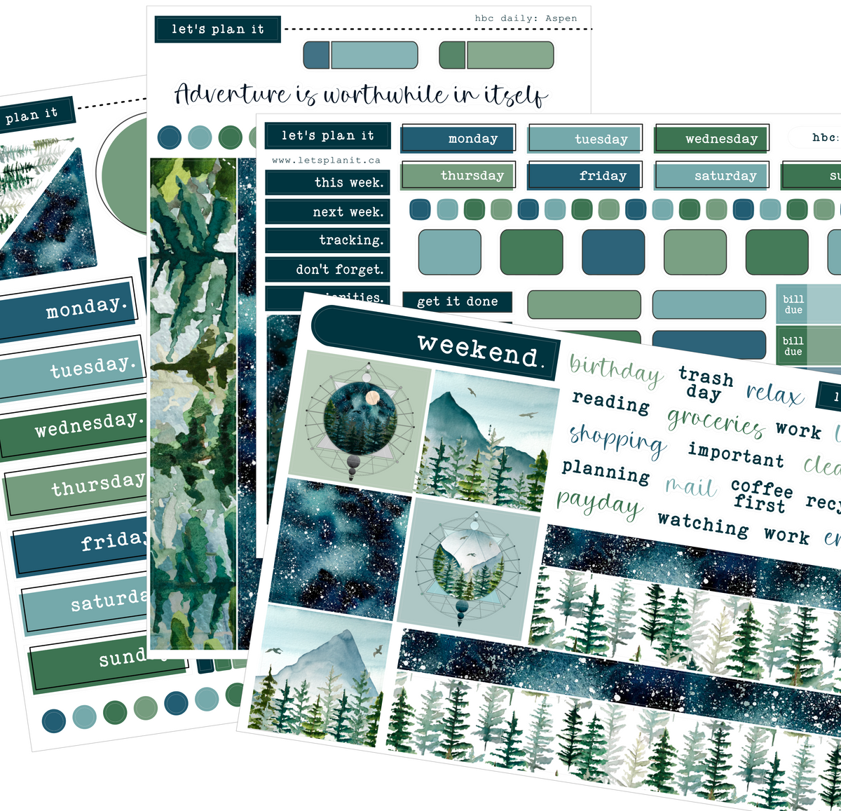 ASPEN COLLECTION | Weekly Kits