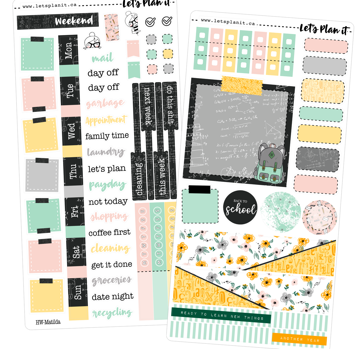 -- MATILDA COLLECTION | Weekly Kits