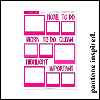 FELICITY COLLECTION | Weekly Kits