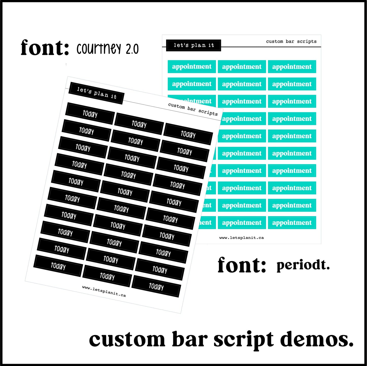 Custom Scripts - Bar/Header