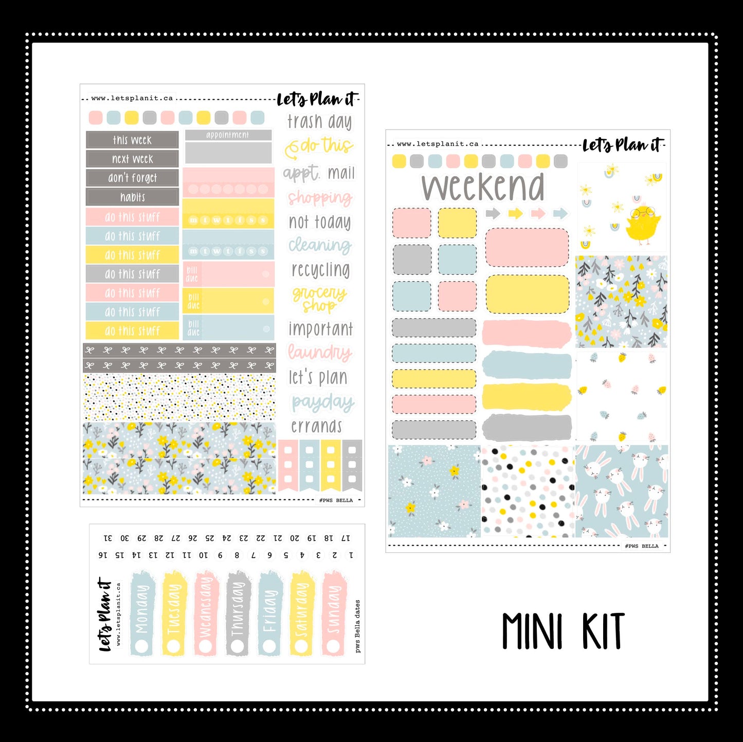 -- BELLA COLLECTION | Weekly Kits