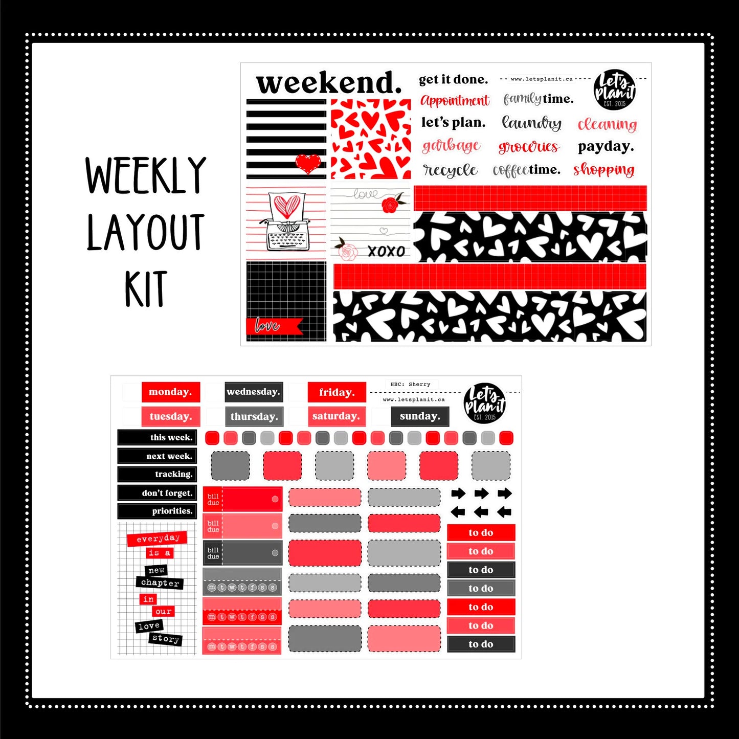 -- SHERRY COLLECTION | Weekly Kits