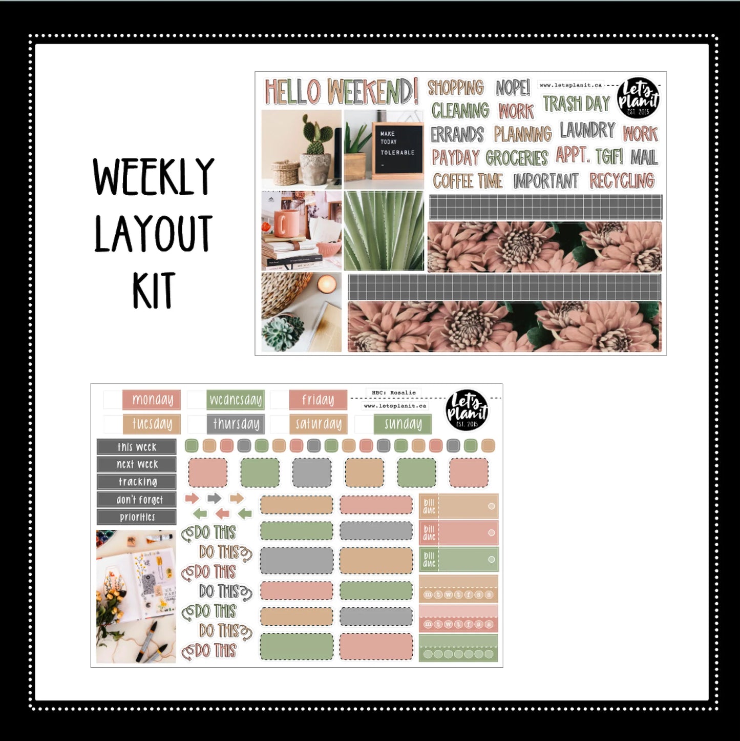 Blowout: ROSALIE COLLECTION | Weekly Kits