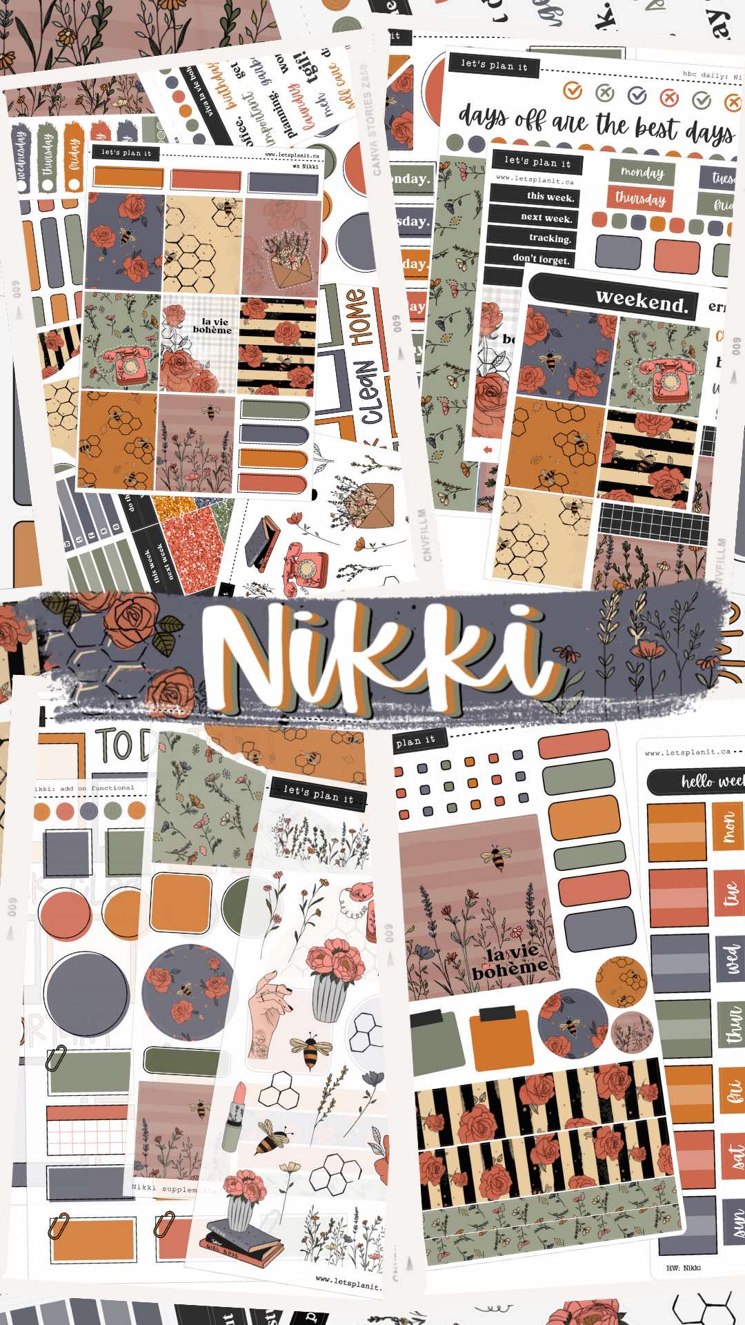 NIKKI COLLECTION | Weekly Kits – LetsPlanIt