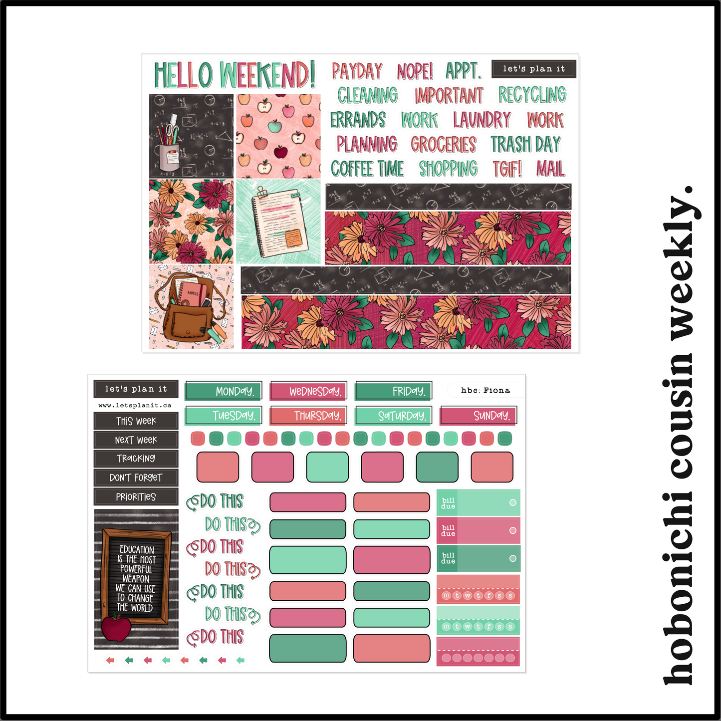 -- FIONA COLLECTION | Weekly Kits