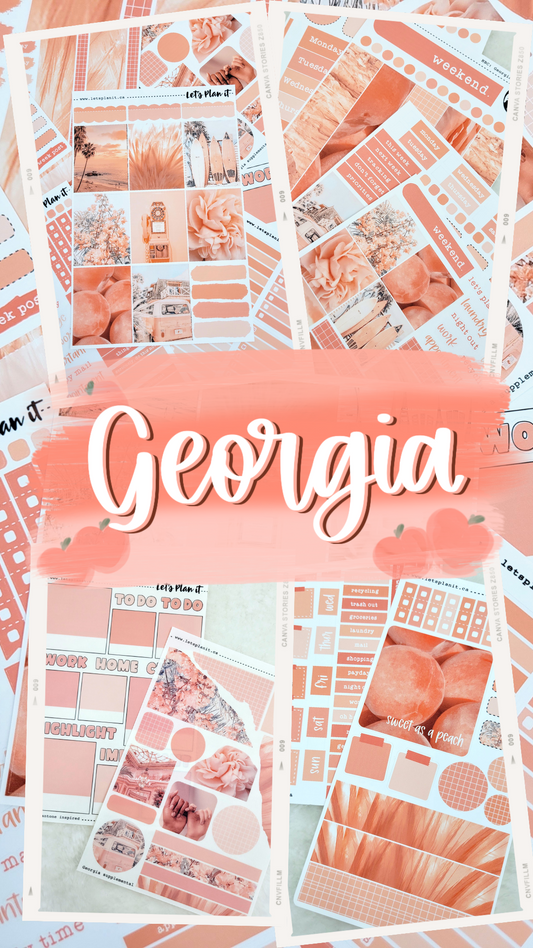 -- GEORGIA COLLECTION | Weekly Kits