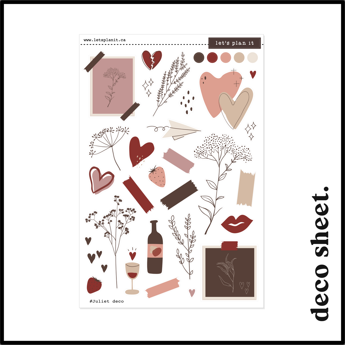 JULIET | Hearts |  Deco