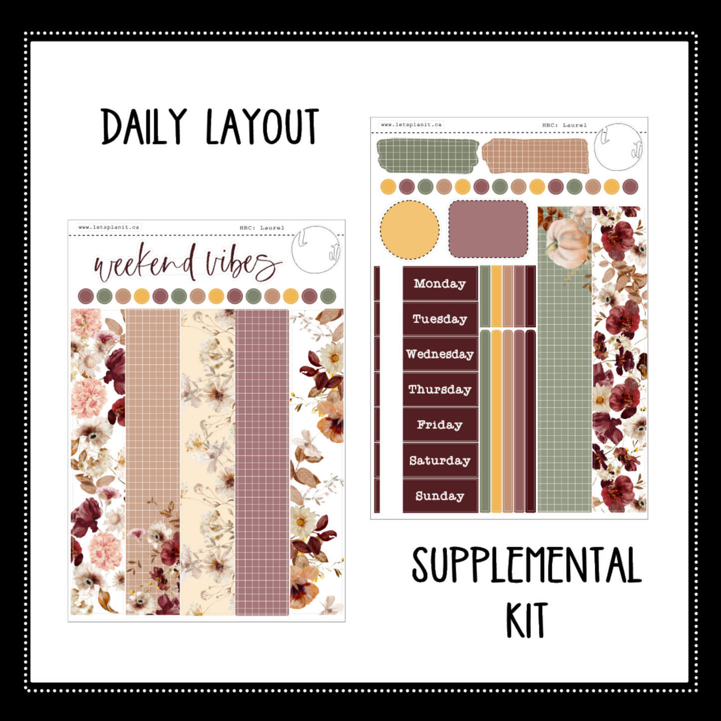 -- LAUREL COLLECTION | Weekly Kits