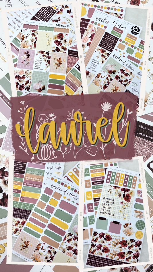 -- LAUREL COLLECTION | Weekly Kits