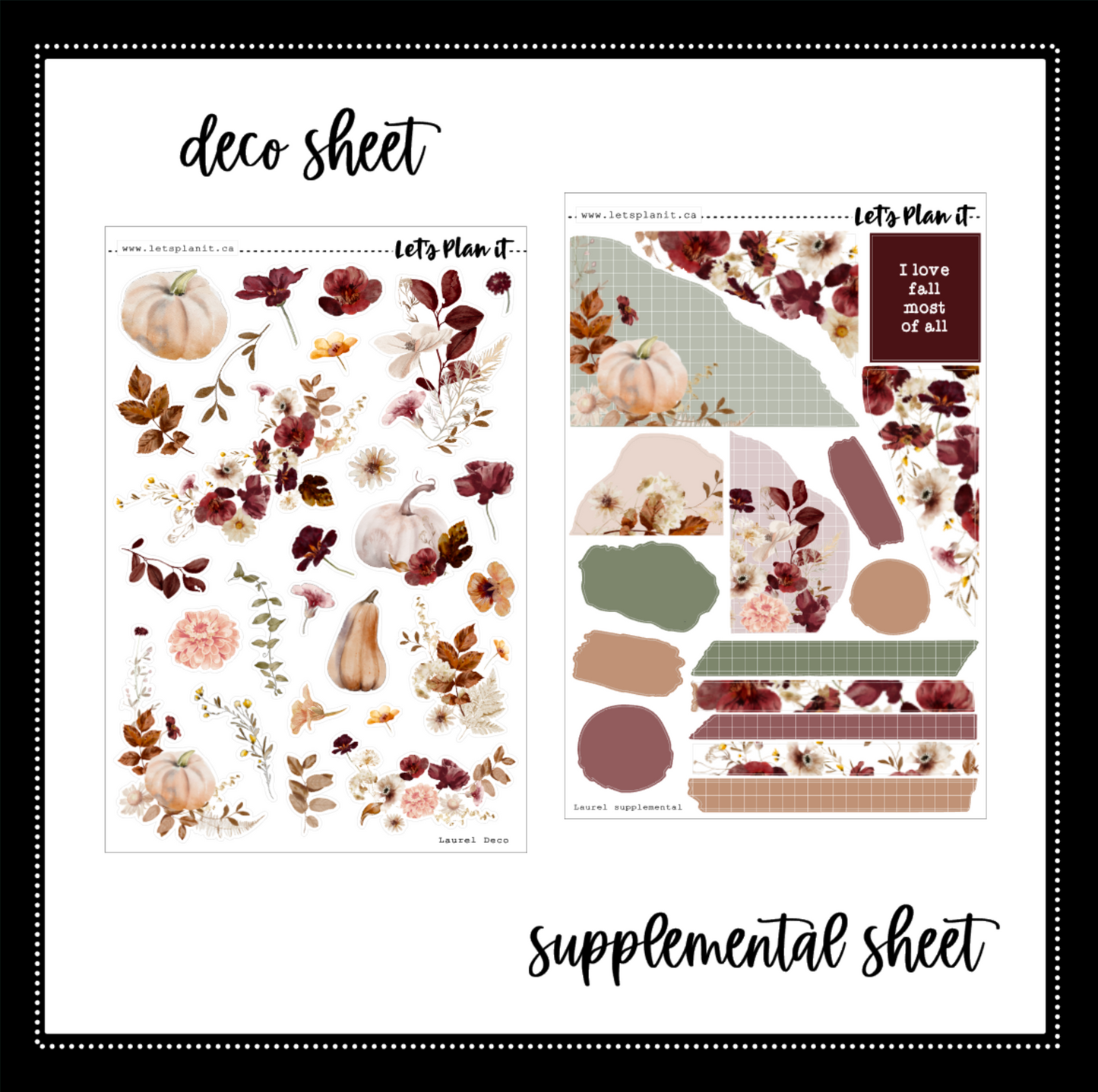 -- LAUREL COLLECTION | Weekly Kits