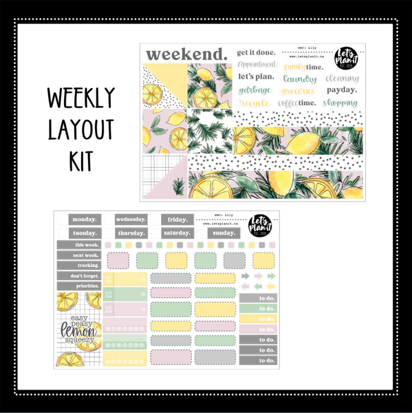 LILY COLLECTION | Weekly Kits