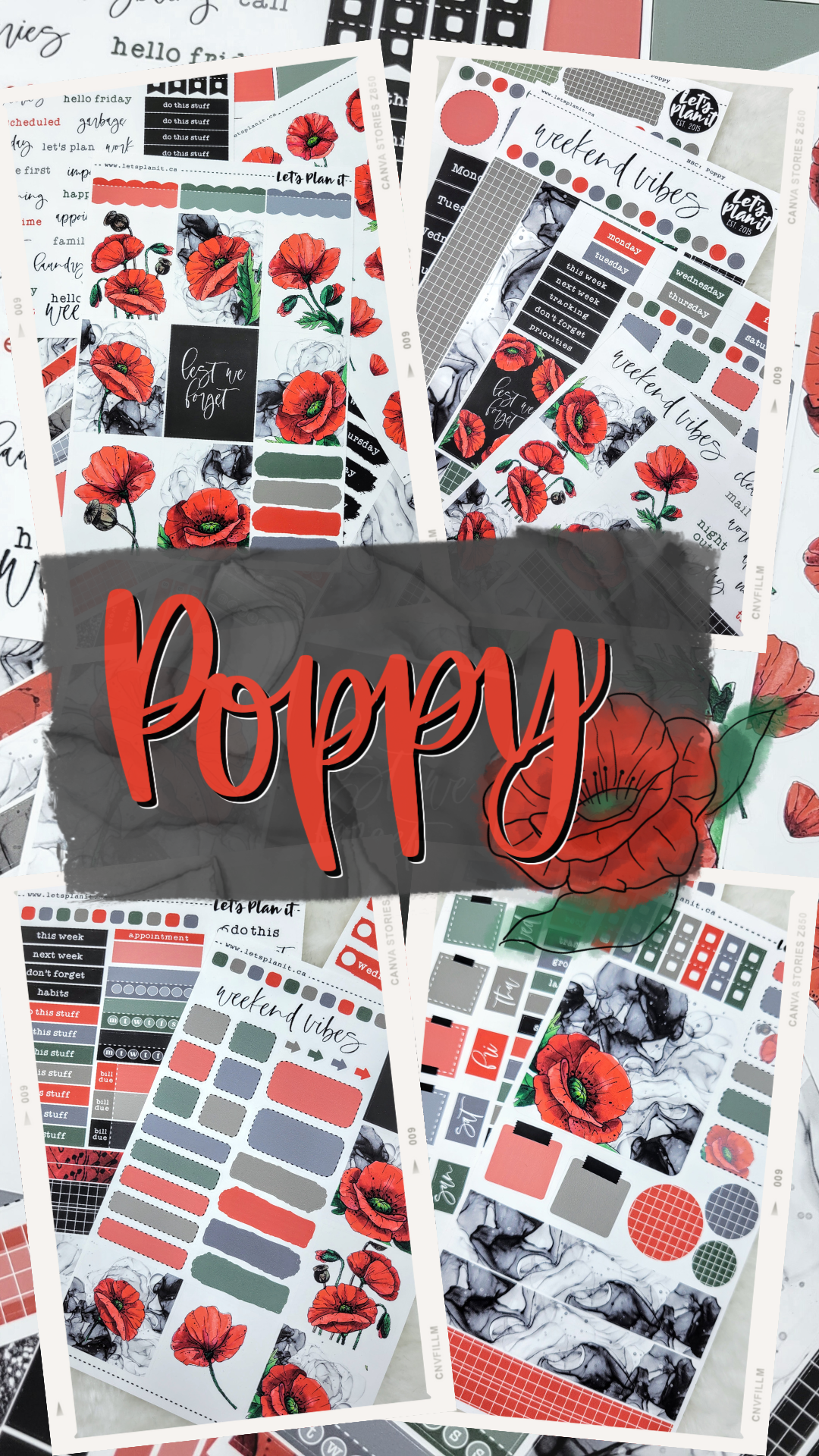 -- POPPY COLLECTION | Weekly Kits