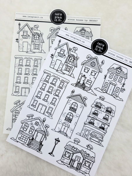 Winter houses | two sizes | Deco