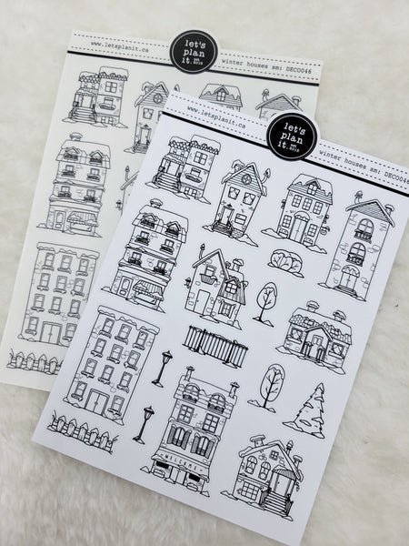 Winter houses | two sizes | Deco