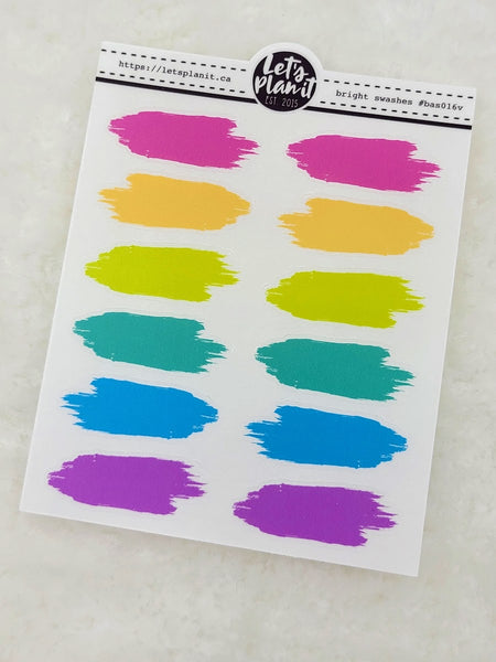 Mini sheets | SWASH LABELS |  transparent or matte | planner stickers.