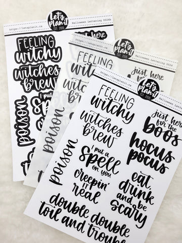 Lettered by Kim | Halloween Quotes 2