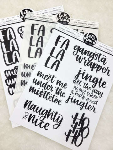 Lettered by Kim - Christmas 1