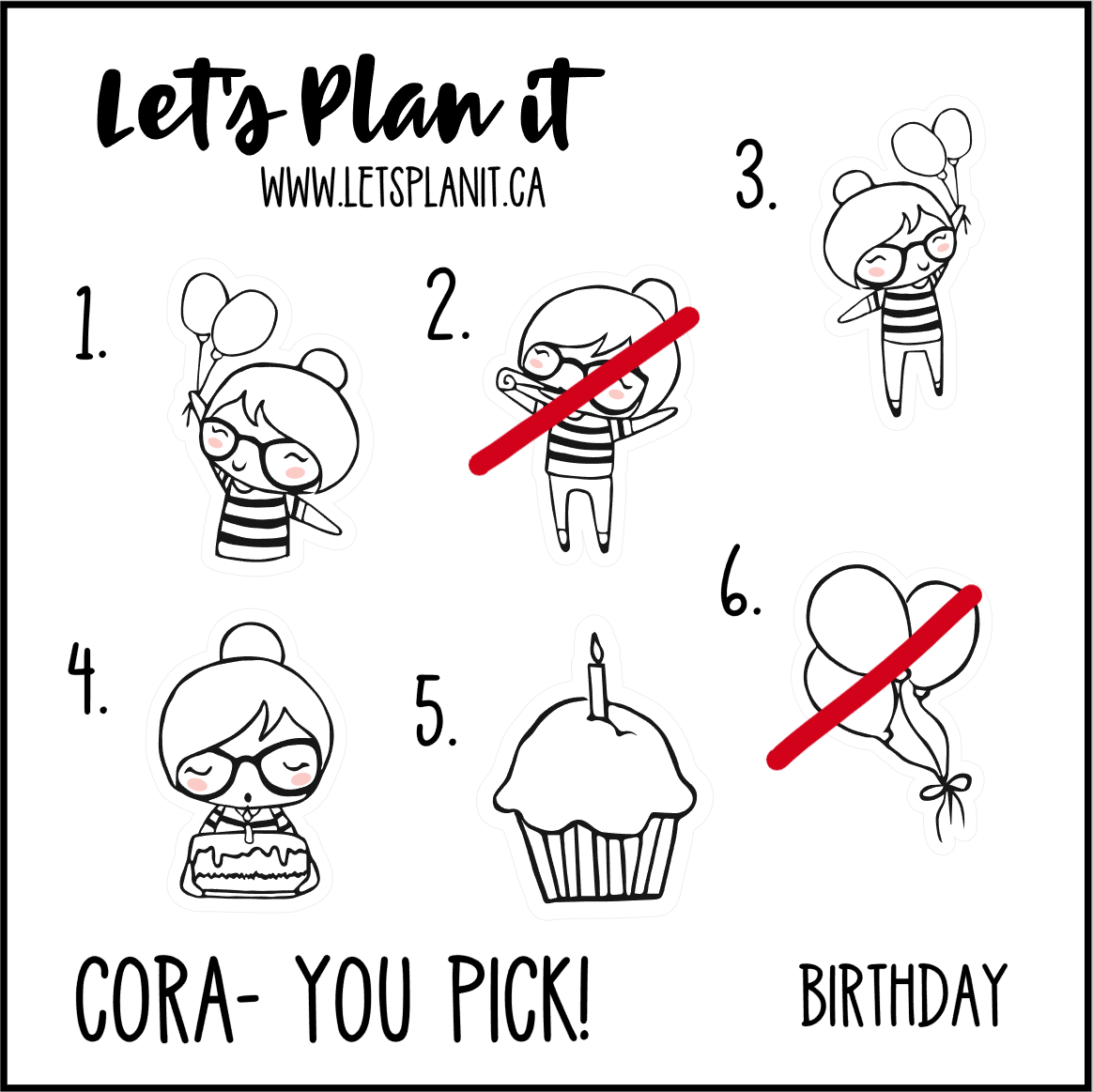 Cora-u-pick- Birthday