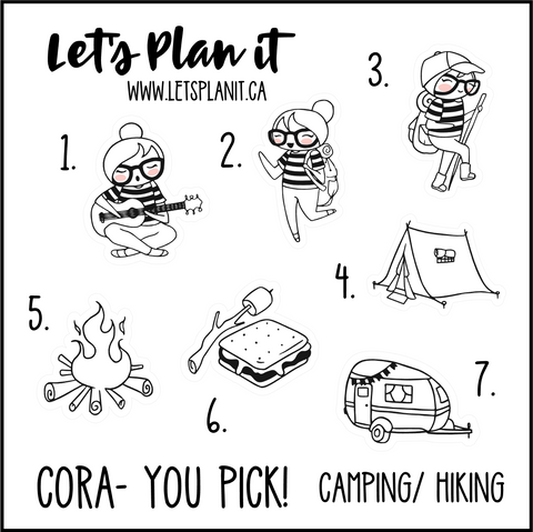 Cora-u-pick- Camping/ Hiking
