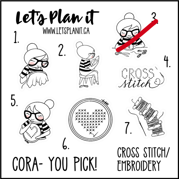 Cora-u-pick- Cross Stitch