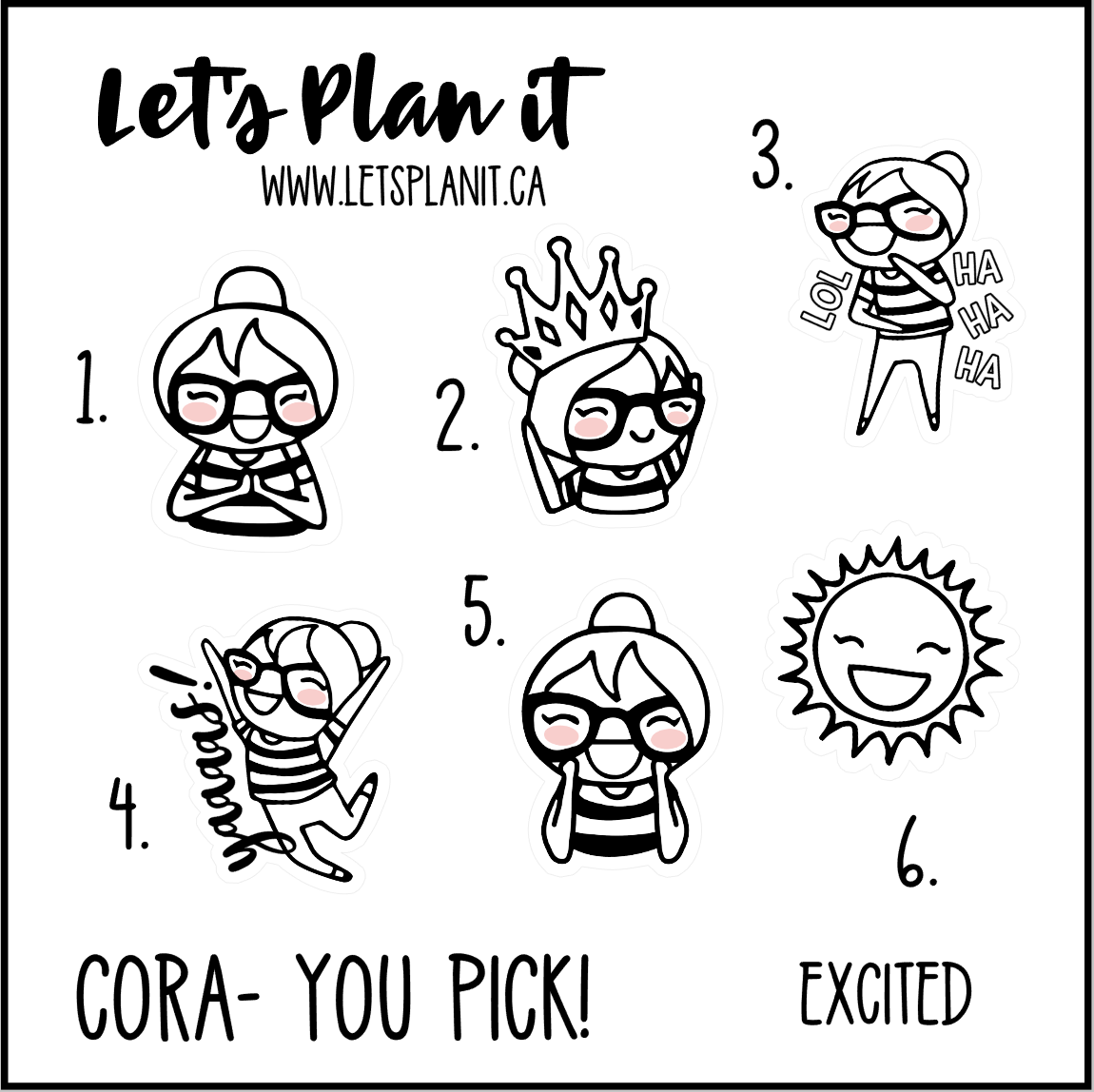 Cora-u-pick- Excited
