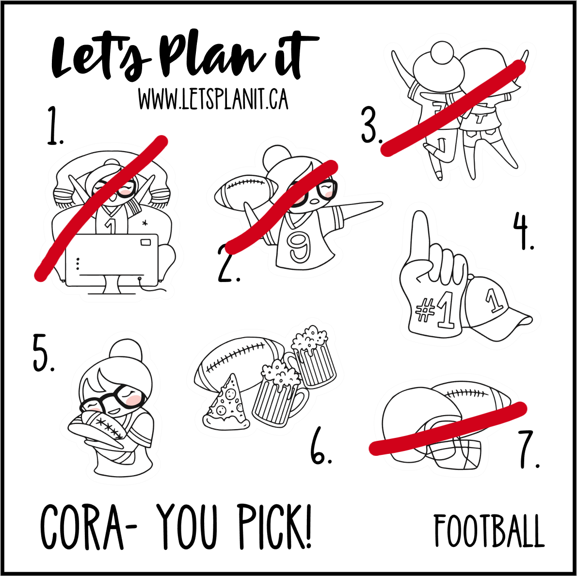 Cora-u-pick- Football