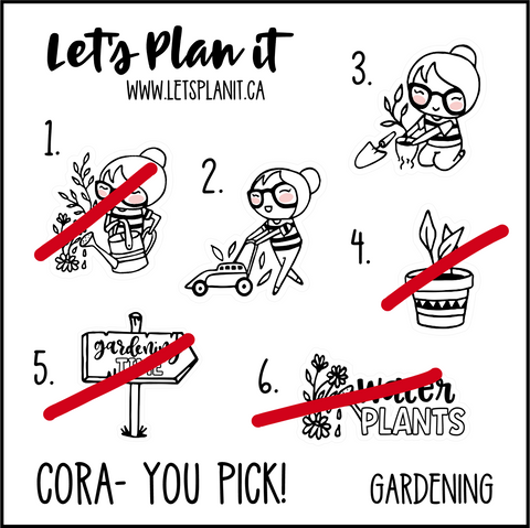 Cora-u-pick- Gardening