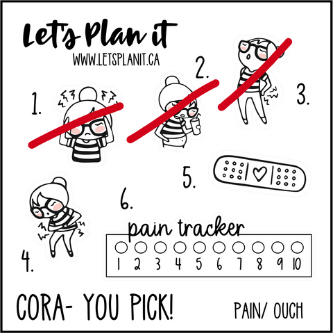 Cora-u-pick- In Pain