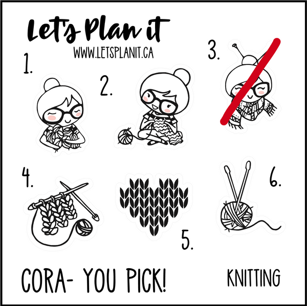 Cora-u-pick- Knitting